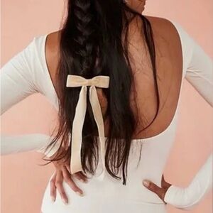 Free People Low-Back Seamless Long Sleeve Top | NWOT